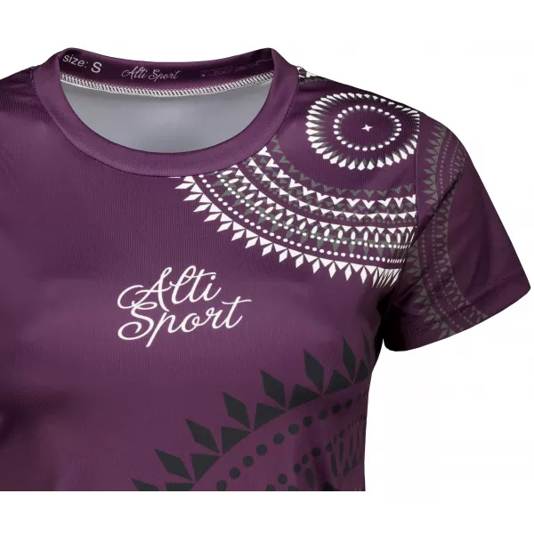  Tricou funcțional premium pentru femei ALTISPORT VOJ/ALW033TR01 VIOLET ÎNCHIS 