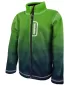 Hanorac fleece pentru copii WAMU MOZAIKA VERDE