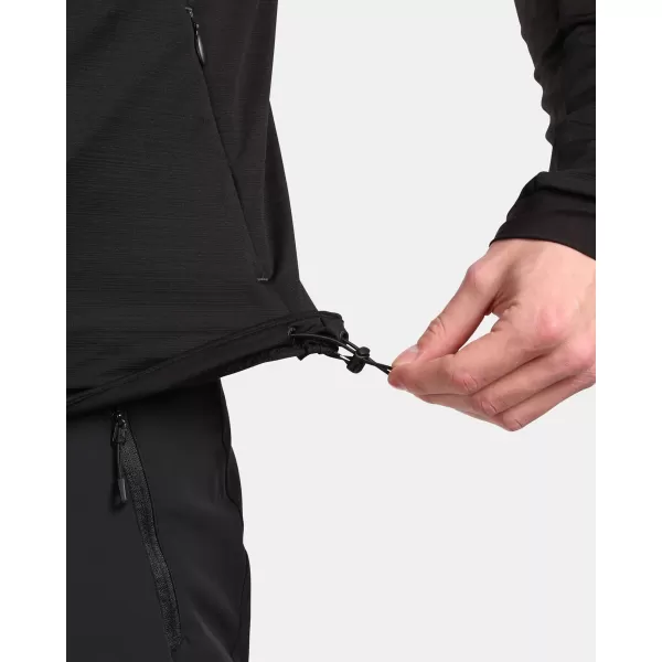 Hanorac pentru bărbați din fleece KILPI MEMPHIS-M VM0201KI NEGRU 