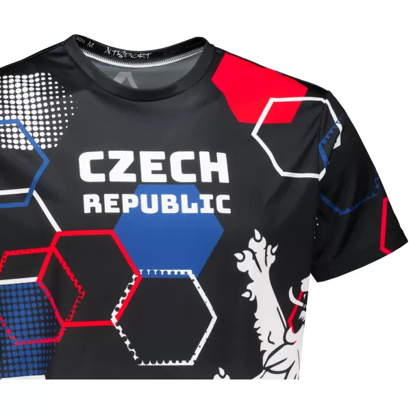  Tricou funcțional premium pentru bărbați ALTISPORT x CZE VOJ/ALM036TR01 FATA HEXA 