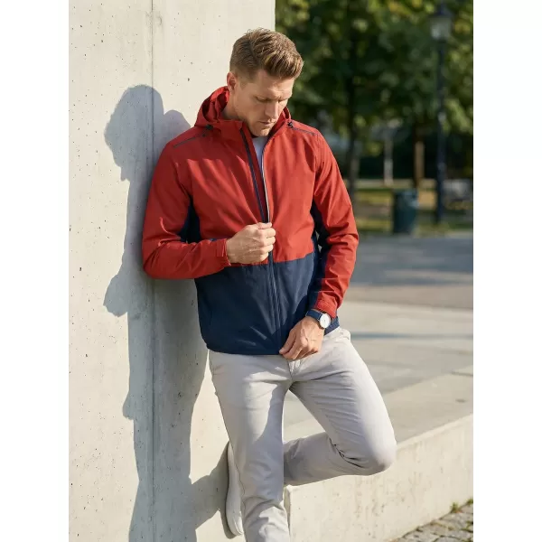  Jachetă pentru bărbați ALTISPORT NoPrint NP/ALM835 ROȘU 
