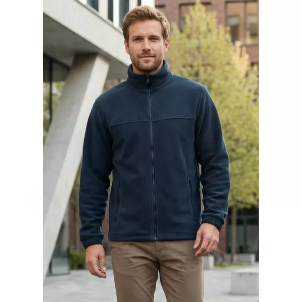  Hanorac pentru bărbați din fleece ALTISPORT NP/ALM105 ALBASTRU MARIN 