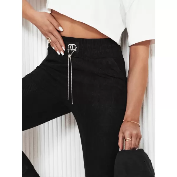  Pantalonii pentru doamne DSTREET DERCY UY2042 ALBASTRU ÎNCHIS 