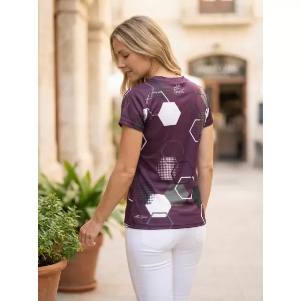  Tricou funcțional premium pentru femei ALTISPORT VOJ/ALW037TR01 VIOLET 