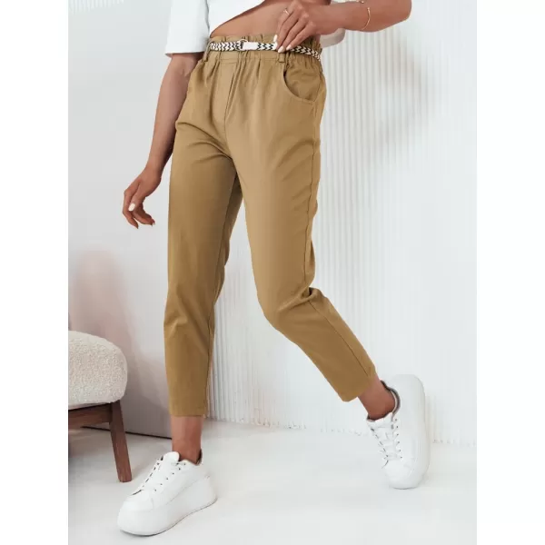  Pantalonii pentru doamne DSTREET ERLON UY2099 CARAMEL 