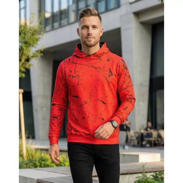  Hanorac funcțional premium pentru bărbați ALTISPORT VOJ/ALM034MI01 ROȘU 