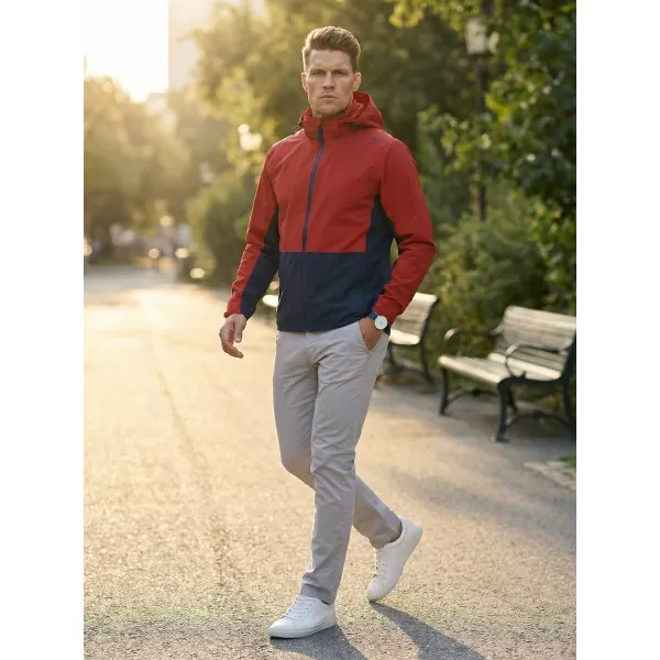  Jachetă pentru bărbați ALTISPORT NoPrint NP/ALM835 ROȘU 