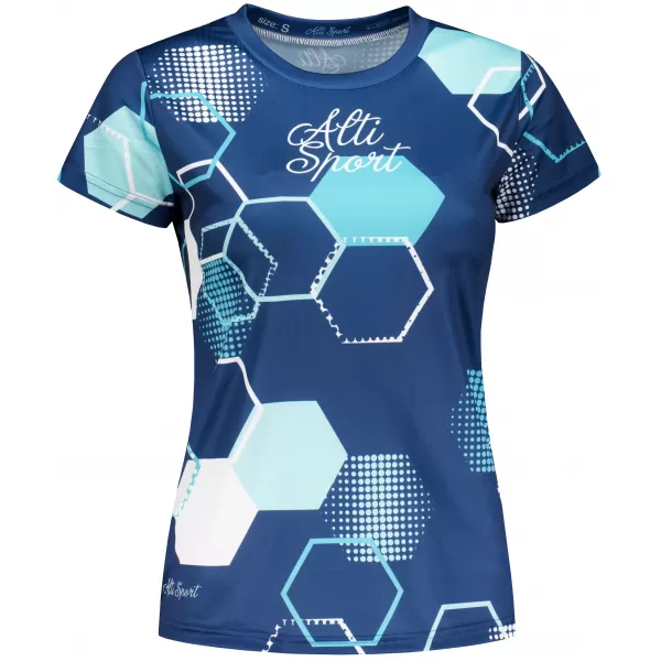  Tricou funcțional premium pentru femei ALTISPORT VOJ/ALW037TR01 ALBASTRU MARIN 
