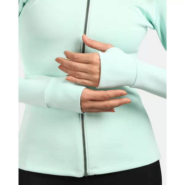  Hanorac de damă din fleece KILPI LAJEN-W VL0206KI MENTĂ 