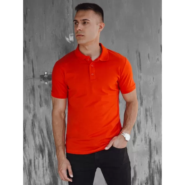  Mens t -thirt cu guler DSTREET PX0609 PORTOCALE 