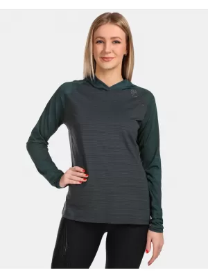 Tricou funcțional de damă KILPI AILEEN-W VL0325KI VERDE ÎNCHIS