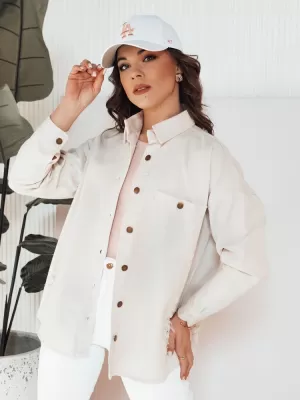 Jacheta din denim pentru femei DSTREET BLENDA TY4323 BEJ