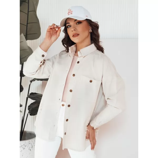  Jacheta din denim pentru femei DSTREET BLENDA TY4323 BEJ 