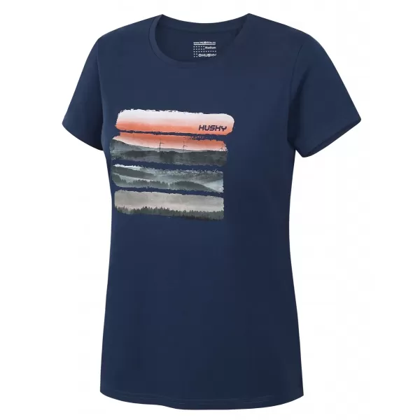 Tricou pentru femei HUSKY TEE VANE L ALBASTRU ÎNCHIS 