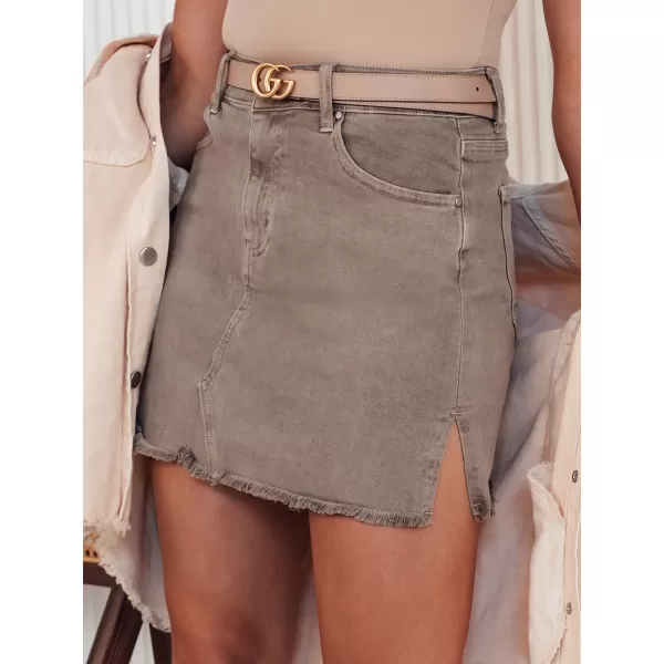  Fusta doamnelor DSTREET TRENDSTAR CY0457 BEJ 