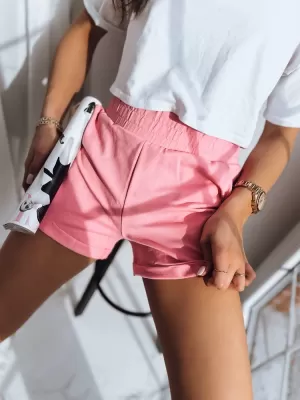 Pantaloni scurţi DSTREET KAKKI SY0275 ROZ