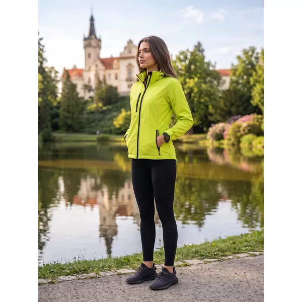  Jachetă softshell pentru femei ALTISPORT NP/ALW125 LĂMÂIE VERDE 