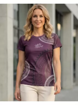 Tricou funcțional premium pentru femei ALTISPORT VOJ/ALW033TR01 VIOLET ÎNCHIS