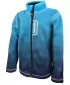 Hanorac fleece pentru copii WAMU MOZAIKA ALBASTRU