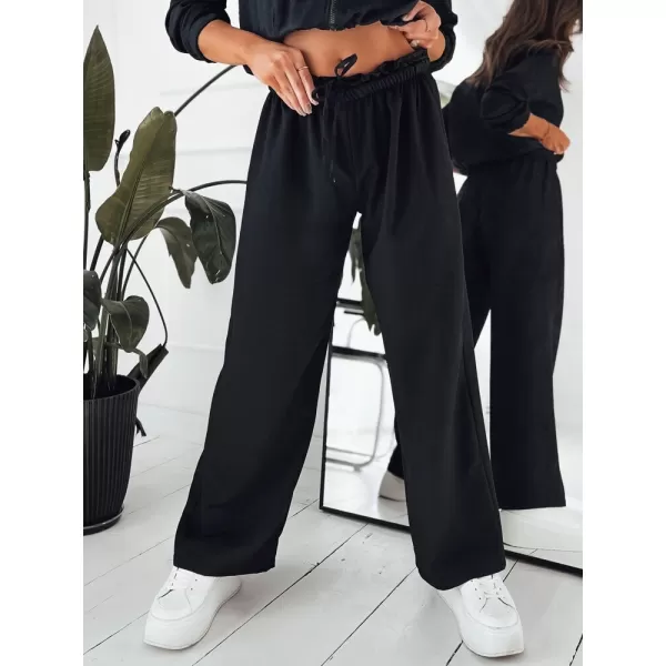  Pantalonii pentru doamne DSTREET MADDIE UY1836 NEGRU 