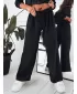 Pantalonii pentru doamne DSTREET MADDIE UY1836 NEGRU