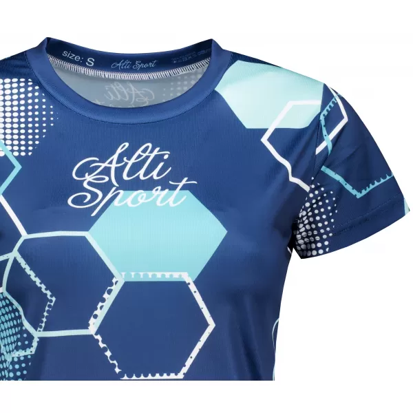  Tricou funcțional premium pentru femei ALTISPORT VOJ/ALW037TR01 ALBASTRU MARIN 
