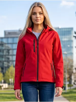 Jachetă softshell pentru femei ALTISPORT NP/ALW125 ROȘU
