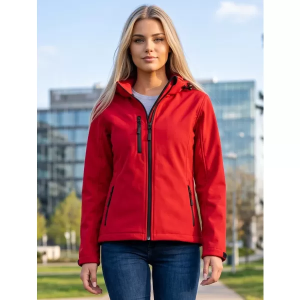  Jachetă softshell pentru femei ALTISPORT NP/ALW125 ROȘU 