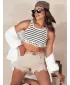 Pantaloni scurţi DSTREET SUNYLOOK SY0373 BEJ