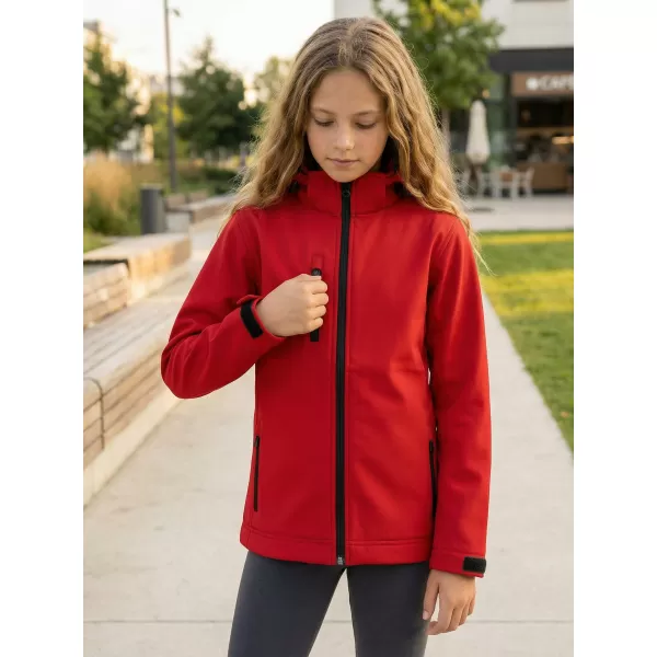  Jachetă softshell pentru copii ALTISPORT NP/ALK535 ROȘU 