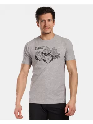 Tricou funcțional pentru bărbați KILPI GAROVE-M VM0306KI GRI DESCHIS