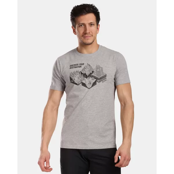  Tricou funcțional pentru bărbați KILPI GAROVE-M VM0306KI GRI DESCHIS 