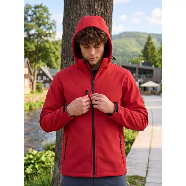  Jachetă softshell pentru bărbați ALTISPORT NP/ALM225 ROȘU 