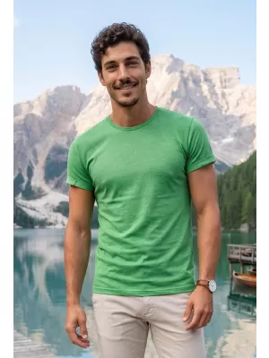 Tricou pentru bărbați ALTISPORT NoPrint NP/ALM361 EVIDENȚIERI VERZI