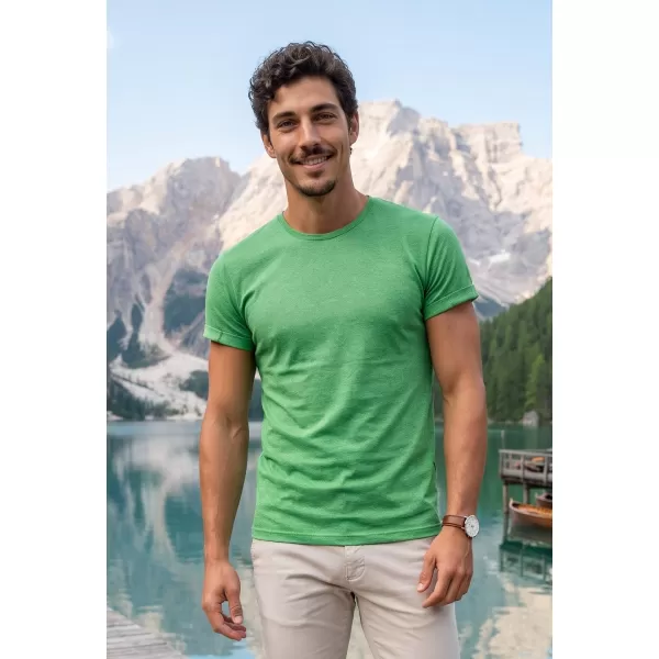  Tricou pentru bărbați ALTISPORT NoPrint NP/ALM361 EVIDENȚIERI VERZI 