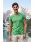 Tricou pentru bărbați ALTISPORT NoPrint NP/ALM361 EVIDENȚIERI VERZI