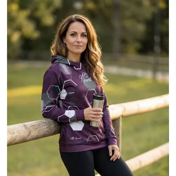  Hanorac funcțional premium pentru femei ALTISPORT VOJ/ALW037MI01 VIOLET 