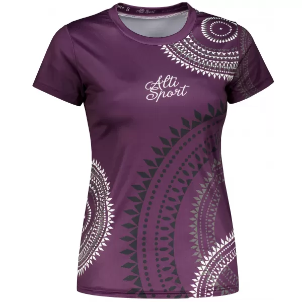  Tricou funcțional premium pentru femei ALTISPORT VOJ/ALW033TR01 VIOLET ÎNCHIS 