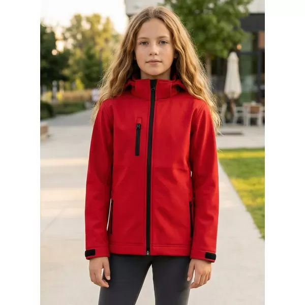  Jachetă softshell pentru copii ALTISPORT NP/ALK535 ROȘU 