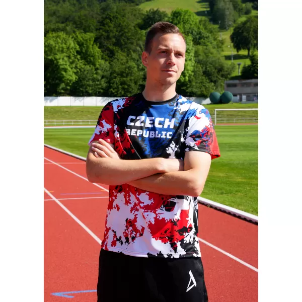  Tricou funcțional premium pentru bărbați ALTISPORT x CZE VOJ/ALM036TR01 PETE 