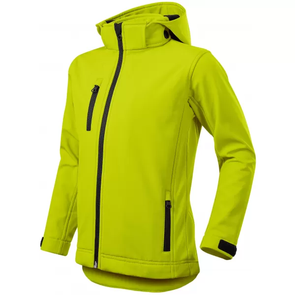  Jachetă softshell pentru copii ALTISPORT NP/ALK535 LĂMÂIE VERDE 