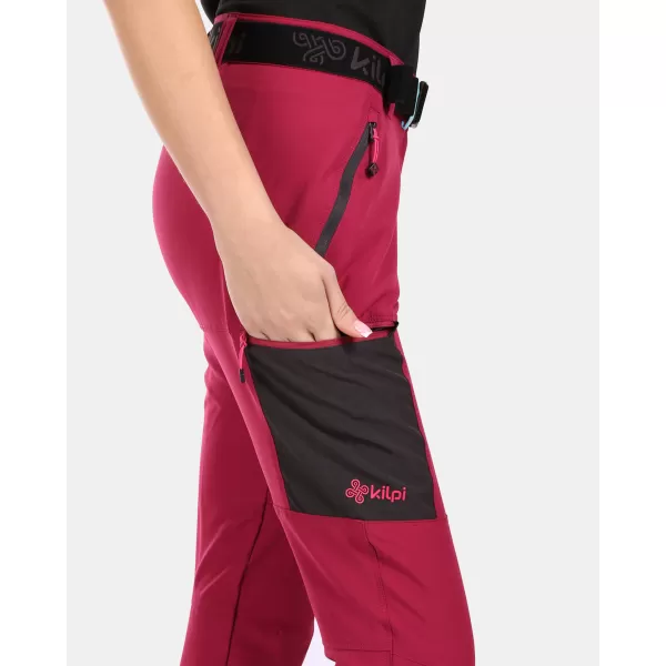  Pantaloni de dama KILPI BELVELA-W VL0407KI ROȘU ÎNCHIS 