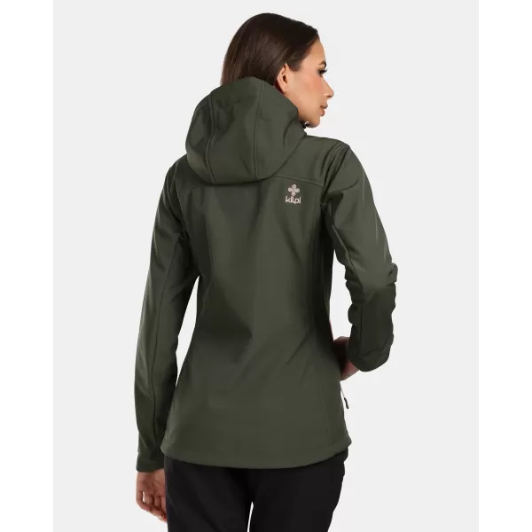  Jachetă softshell pentru femei KILPI RAVIA-W VL0109KI VERDE ÎNCHIS 