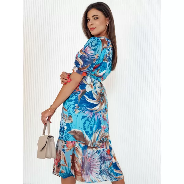  Rochie DSTREET BLOSSOM LOVE EY2524 ALBASTRU 