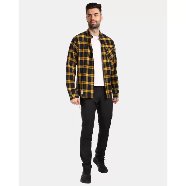  Cămașă pentru bărbați KILPI FLANNY-M VM0380KI CHIHLIMBAR 