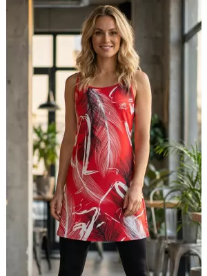 Rochie vestă funcțională premium pentru femei ALTISPORT VOJ/ALW001SAT01 ROȘU