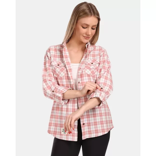  Cămașă de damă KILPI FLANNY-W VL0370KI ROZ 