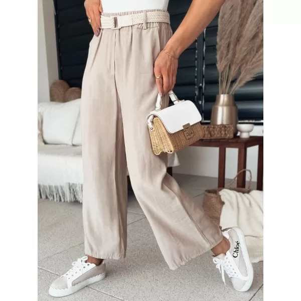  Pantalonii pentru doamne DSTREET CHIMAS UY2107 CARAMEL 