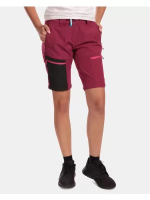 Pantaloni de dama KILPI HOSIO-W VL0404KI ROȘU ÎNCHIS