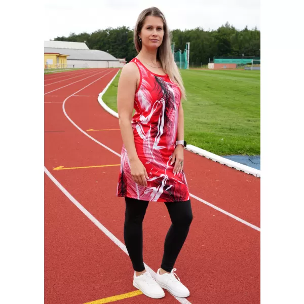  Rochie vestă funcțională premium pentru femei ALTISPORT VOJ/ALW001SAT01 ROȘU 